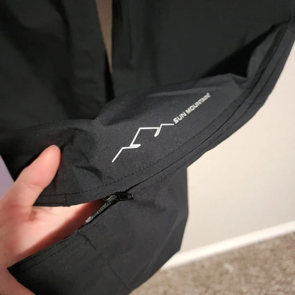 SUN MOUNTAIN Monsoon Rain‎ Pants Golf Waterproof Outdoor Black Size S